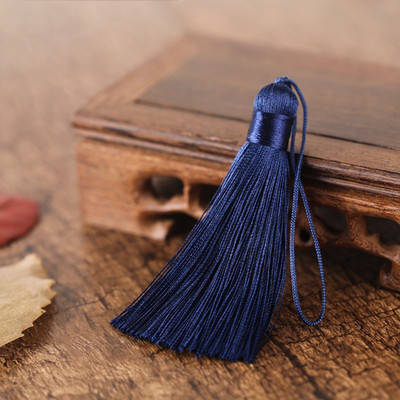 2/5 τμχ 8 εκατοστά κοντή φούντα καρφίτσα πολυεστέρα πάγου μετάξι μικρή φούντα σελιδοδείκτη φούντες μπρελόκ για χειροτεχνίες ραπτικής DIY Διακόσμηση σπιτιού