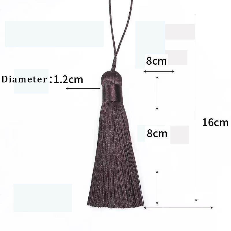 2/5 τμχ 8 εκατοστά κοντή φούντα καρφίτσα πολυεστέρα πάγου μετάξι μικρή φούντα σελιδοδείκτη φούντες μπρελόκ για χειροτεχνίες ραπτικής DIY Διακόσμηση σπιτιού