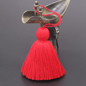 1Συσκευασία Super Fat Βαμβακερά Ύφασμα Φούντες Κρόσσια Κουρτίνα Ενδυμάτων Σπίτι Διακοσμητικά Αξεσουάρ Χειροποίητα DIY Crafts Μεγάλες φούντες