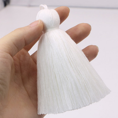 1Συσκευασία Super Fat Βαμβακερά Ύφασμα Φούντες Κρόσσια Κουρτίνα Ενδυμάτων Σπίτι Διακοσμητικά Αξεσουάρ Χειροποίητα DIY Crafts Μεγάλες φούντες