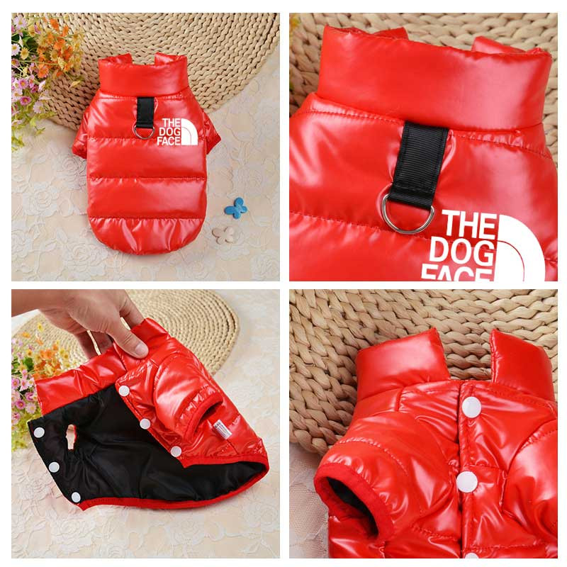 Téli meleg Háziállatkutyák Kabátok Kabát Pamut Vízálló Kutyák Ruházat Francia Bulldog Kölyök Kis Közepes Kutyák Ruházat Perro