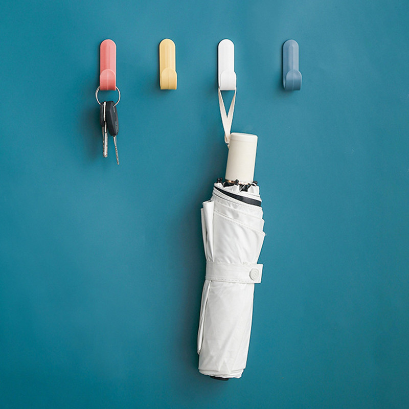 Daudzfunkcionāls sienas organizatora āķis aiz durvīm Atslēgu auduma pakaramais āķis Vannas halāta dvieļu turētājs virtuves aparatūras plaukta āķis