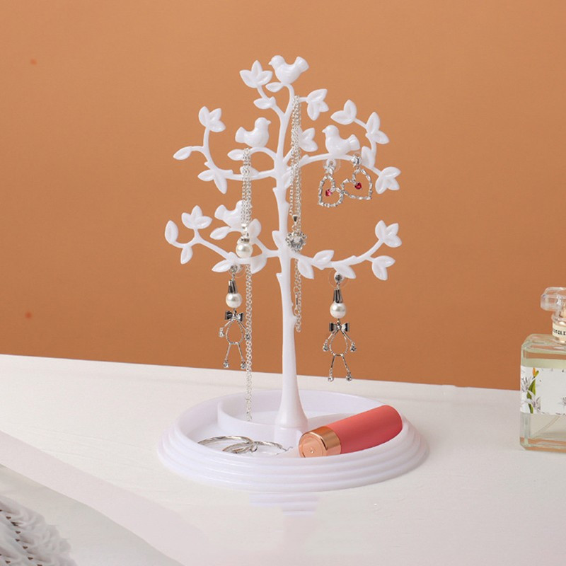 Bird Deer Többcélú ékszerállvány Különféle áruk Szervező Fülbevaló Nyaklánc Kulcstartó Tároló Szarvas fejtartó Otthoni dekoráció