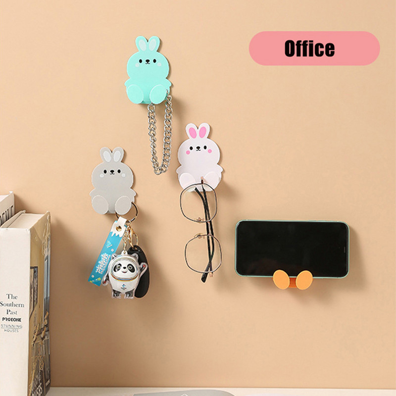 Uus seinapistiku hoidik ukse võtmekott riidepuu konks Seinale liimitud köök armas korraldajahoidik mobiiltelefoni laadimisalus Seinakaunistuste konks