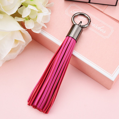 1 τεμ. Μπρελόκ από κράμα PU Δερμάτινο μενταγιόν με φούντα DIY Χειροτεχνία Υλικά Τηλέφωνο αυτοκινήτου Κοσμήματα Μπρελόκ Μπρελόκ Διακόσμηση Αξεσουάρ με κρόσσια