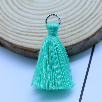 30 de bucăți inel din argint metalic pandantive cu ciucuri, bijuterii, cercei, îmbrăcăminte, accesorii cu franjuri, ornamente textile pentru casă 35 mm