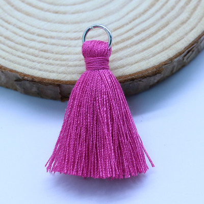 30 de bucăți inel din argint metalic pandantive cu ciucuri, bijuterii, cercei, îmbrăcăminte, accesorii cu franjuri, ornamente textile pentru casă 35 mm