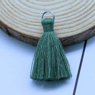 30 de bucăți inel din argint metalic pandantive cu ciucuri, bijuterii, cercei, îmbrăcăminte, accesorii cu franjuri, ornamente textile pentru casă 35 mm