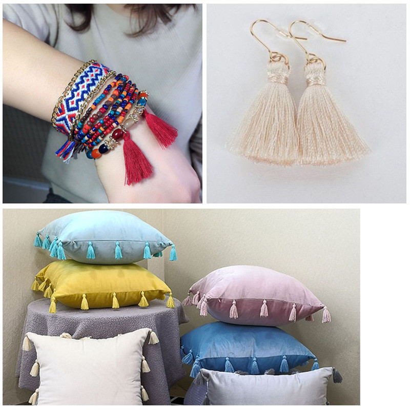 30 de bucăți inel din argint metalic pandantive cu ciucuri, bijuterii, cercei, îmbrăcăminte, accesorii cu franjuri, ornamente textile pentru casă 35 mm