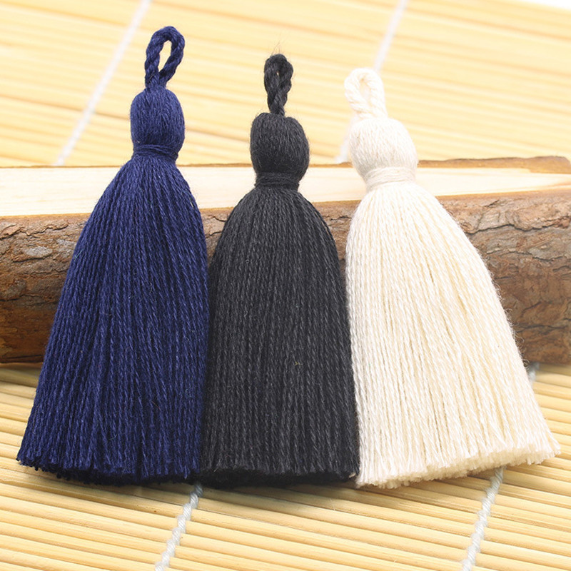 10Gb 8cm Tīras kokvilnas pušķis bārkstis DIY Amatniecības piederumi Rotaslietas Aizkari Dekora Materiāls Pušķis Apdare Apģērbi Aksesuāri Pušķi