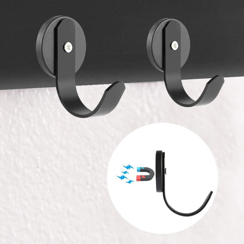 Cârlig magnetic de rezistență cu magneți puternici Cârlig pentru umeraș pentru casă, frigider, bucătărie, baie, suport pentru chei