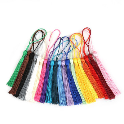 32tk/pakend Polüester 13cm siidist tutid Fringe Mix 21 Colors Pick Tutid Rippuvad kardinad Rõivaste õmblemiseks Kodukaunistus