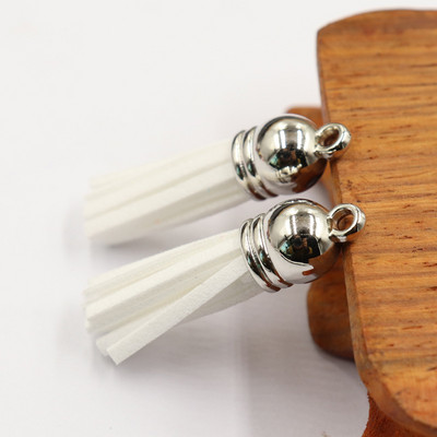 20 buc/lot ciucuri din piele intoarsa breloc ciucuri bricolaj Craciun breloc pandantiv bijuterii de vara confectionare cercei brelocuri Găsire