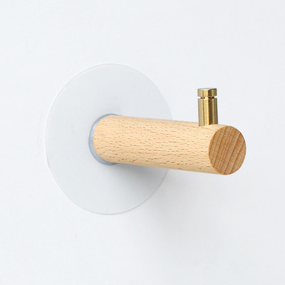 Sienas āķa pakaramais Masīvkoka āķi mājas piederumiem Cepure Šalle Rokassomu Mēteļu pakaramais Atslēga Pašlīmējošie āķi Mājas Dekorācijas