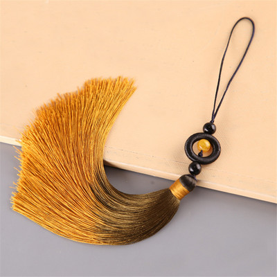 5 db Gradiens Színű Jade Gyöngyök Hosszú Bojt Medálok Barkácsolás Kézműves Ékszerek Ruházat Autótáska Otthoni Dekorációs Kiegészítők Sima Rojtok