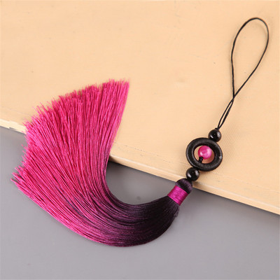 5 db Gradiens Színű Jade Gyöngyök Hosszú Bojt Medálok Barkácsolás Kézműves Ékszerek Ruházat Autótáska Otthoni Dekorációs Kiegészítők Sima Rojtok