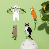 Sienas pakarināmais āķis Silikona sienas mēteļu plaukts drēbēm Pašlīmējošie displeju plaukti Atslēgu pakaramais Sienas glabāšanas ragi Pakaramie