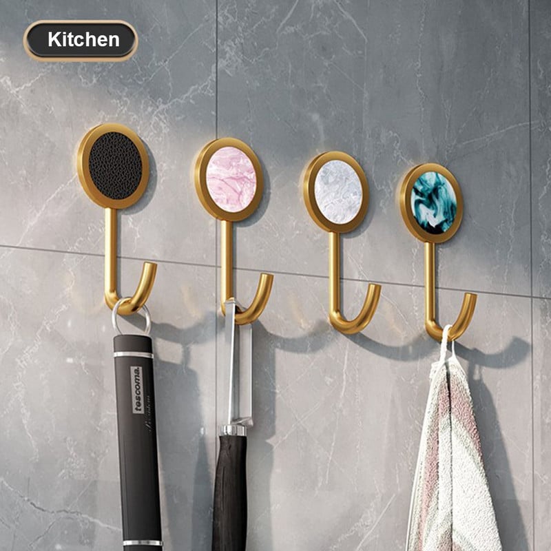 Vonios kambarys ir virtuvė Lipnus aliuminio lydinys rūbams Krepšys Skrybėlių raktų laikiklis Pakabinamas stovas Chalatas Kabliukas Sieninė kabykla