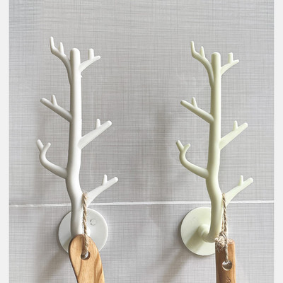 Nordic Japanese Branch Hook Wall Decor Key Holder Organier Storage Sticky Hooks Coat Rack Hanger Home Decorative Hooks