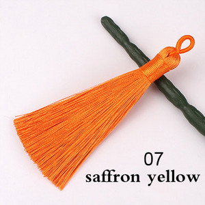 5/10 gab. 8cm mazi zīda pušķi Auskari kulons Piekariņi Amatniecība Sudraba gala vāciņi Pušķi Birstīte DIY rotaslietu izgatavošanai Piederumi