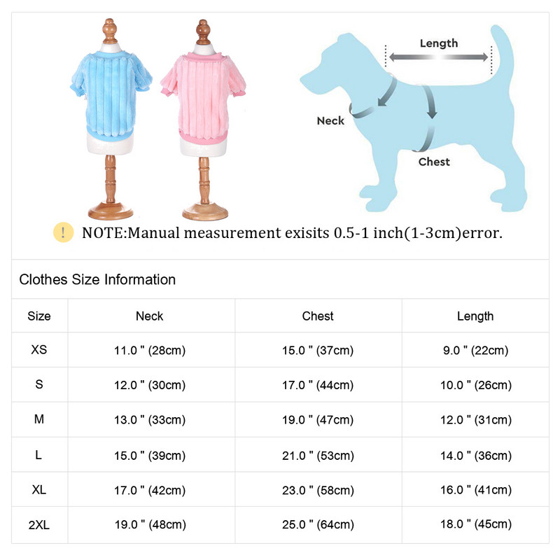 Haine drăguță pentru animale de companie, moale, cățeluș, pisoi, haine pentru animale de companie, pentru câini de talie mică, mijlocie, pisici, căldură, iarnă, jachetă pentru pisici, chihuahua XS-2XL