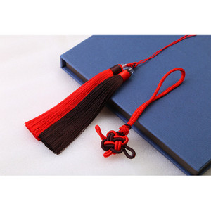 Δύο έγχρωμες κρεμαστά σχοινί μεταξωτές φούντες DIY κουρτίνα ρούχα Τσάντα προμήθειες χειροτεχνίας Κρεμαστό κρεμαστό φούντα Κλασικού στυλ Διακοσμητική φούντα