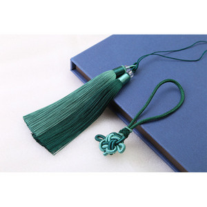 Δύο έγχρωμες κρεμαστά σχοινί μεταξωτές φούντες DIY κουρτίνα ρούχα Τσάντα προμήθειες χειροτεχνίας Κρεμαστό κρεμαστό φούντα Κλασικού στυλ Διακοσμητική φούντα