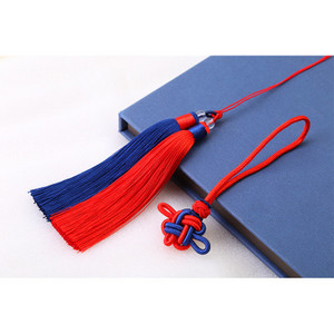 Δύο έγχρωμες κρεμαστά σχοινί μεταξωτές φούντες DIY κουρτίνα ρούχα Τσάντα προμήθειες χειροτεχνίας Κρεμαστό κρεμαστό φούντα Κλασικού στυλ Διακοσμητική φούντα