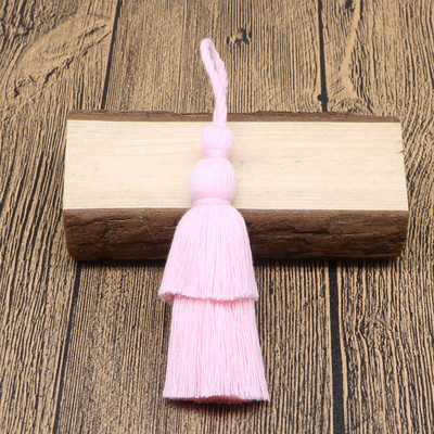 12 εκ. Διπλών στρώσεων φούντα κρόσι Κρεμαστό σχοινί κελάρυσμα DIY Κοσμήματα Craft Βαμβακερά σε σχήμα δέντρου Φούντες Κρεμαστές Τσάντες Διακόσμηση για κινητό