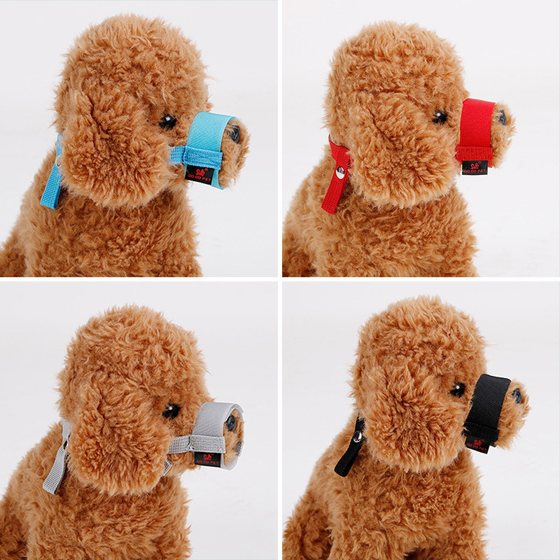 Maska za prilagodbu naramenica za male pse. Njuška za pse od mekanog najlona Podesiva protiv grizenja Prozračna navlaka za usta koja zaustavlja lajanje Opskrba za pse