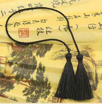 5 τμχ Διπλής άκρης Μακρύ σχοινί Tieback Φούντες Fringe DIY Crafts Κοσμήματα Κουρτίνα Ενδύματα Διακόσμηση Μεταξωτό κορδόνι Ταινία σχοινί Φούντες Κρεμαστό