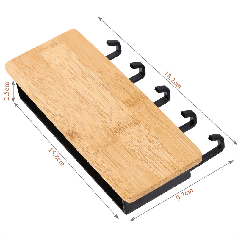 Sieninė raktų kabykla Pasirinktinis tekstas Namų durelės Atgal Raktų kabliukas Medinis laikiklis Juodi/balti Kabliukai Asmenybės Dekoratyviniai papuošalai