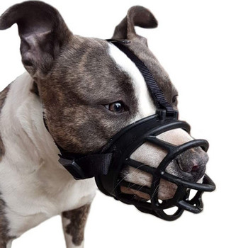 Мека силиконова муцуна за домашни кучета Дишаща кошница Намордници удобни за малки, средно големи и X-големи кучета Спрете да хапете, лаете, дъвчете