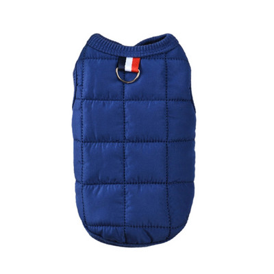 Ζεστό παλτό κουταβιού για μικρούς μεσαίους σκύλους Ρούχα για γάτες Γαλλική στολή μπουλντόγκ Χειμερινή στολή Chihuahua Pug με επένδυση Ρούχα Shih Tzu