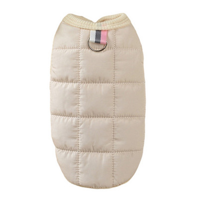 Ζεστό παλτό κουταβιού για μικρούς μεσαίους σκύλους Ρούχα για γάτες Γαλλική στολή μπουλντόγκ Χειμερινή στολή Chihuahua Pug με επένδυση Ρούχα Shih Tzu