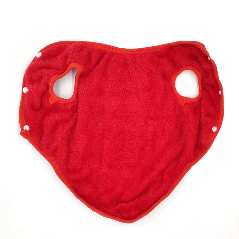 Ζεστό παλτό κουταβιού για μικρούς μεσαίους σκύλους Ρούχα για γάτες Γαλλική στολή μπουλντόγκ Χειμερινή στολή Chihuahua Pug με επένδυση Ρούχα Shih Tzu