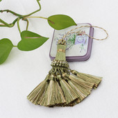 2Gb Mini pušķis piekarināms kulons Dekoratīvs mazs pušķis ar bārkstīm Apdares Aizkari Aksesuāri Atslēgu pušķi aizkariem