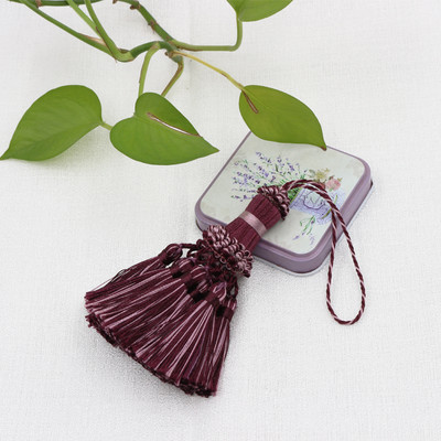 2Gb Mini pušķis piekarināms kulons Dekoratīvs mazs pušķis ar bārkstīm Apdares Aizkari Aksesuāri Atslēgu pušķi aizkariem