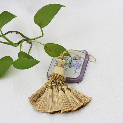 2Gb Mini pušķis piekarināms kulons Dekoratīvs mazs pušķis ar bārkstīm Apdares Aizkari Aksesuāri Atslēgu pušķi aizkariem