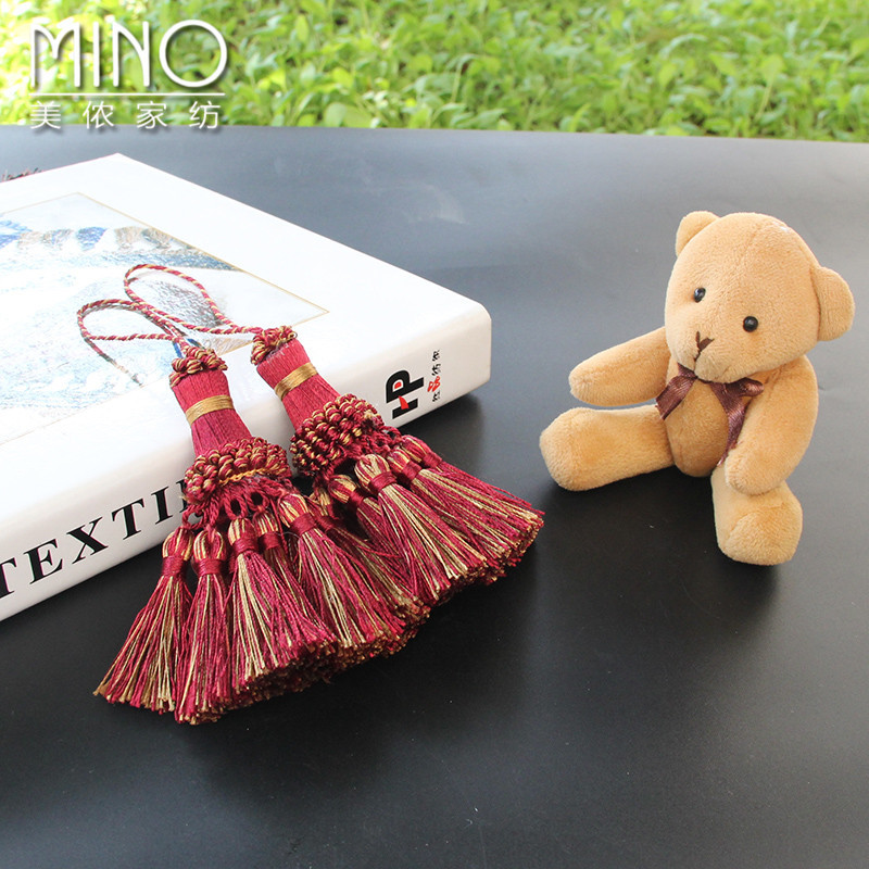 2Gb Mini pušķis piekarināms kulons Dekoratīvs mazs pušķis ar bārkstīm Apdares Aizkari Aksesuāri Atslēgu pušķi aizkariem