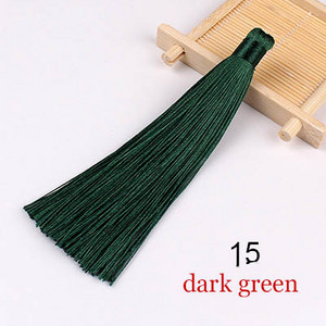 5τμχ/παρτίδα 12cm Μεταξωτές φούντες για κουρτίνες Ένδυμα Διακόσμηση σπιτιού Κοσμήματα Διακοσμητικά χειροτεχνίας Αξεσουάρ κρεμαστό σχοινί Χειροποίητα σκουλαρίκια Κοσμήματα