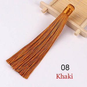 5τμχ/παρτίδα 12cm Μεταξωτές φούντες για κουρτίνες Ένδυμα Διακόσμηση σπιτιού Κοσμήματα Διακοσμητικά χειροτεχνίας Αξεσουάρ κρεμαστό σχοινί Χειροποίητα σκουλαρίκια Κοσμήματα