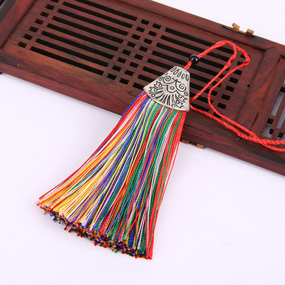 2 τμχ 8 εκ. Μεταξωτές φούντες κρόσσι Κρεμαστό φούντα Διακοσμητικό πινέλο Διακόσμηση κουρτίνας για σκουλαρίκι με μπρελόκ Findings DIY Craft Supplies Jewelry