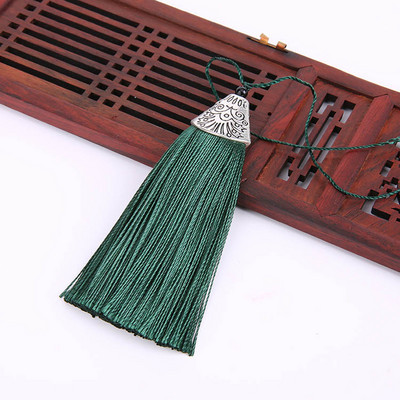 2 τμχ 8 εκ. Μεταξωτές φούντες κρόσσι Κρεμαστό φούντα Διακοσμητικό πινέλο Διακόσμηση κουρτίνας για σκουλαρίκι με μπρελόκ Findings DIY Craft Supplies Jewelry