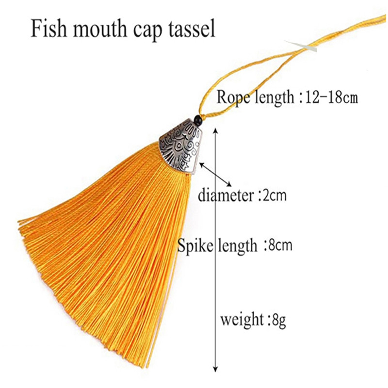 2 τμχ 8 εκ. Μεταξωτές φούντες κρόσσι Κρεμαστό φούντα Διακοσμητικό πινέλο Διακόσμηση κουρτίνας για σκουλαρίκι με μπρελόκ Findings DIY Craft Supplies Jewelry