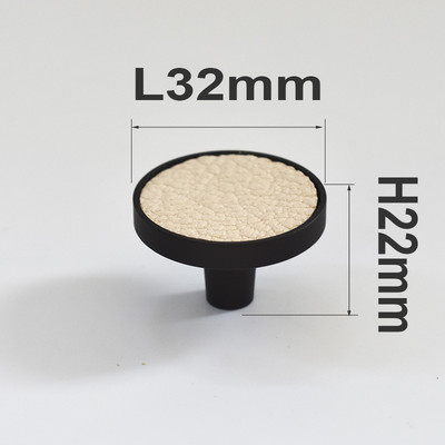 TENCHTWO ορειχάλκινη κρεμάστρα τοίχου Στρογγυλή δερμάτινη κλειδοθήκη Διακοσμητική τσάντα καπέλο ρούχων Γάντζος μαύρος πόμολο μπάνιου και επίπλων