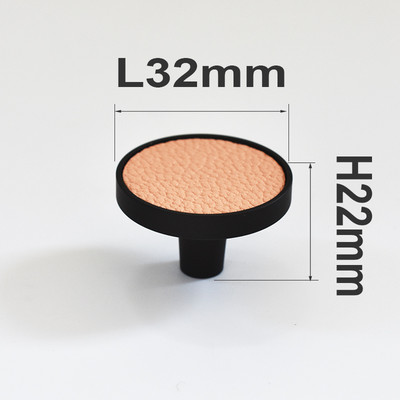 TENCHTWO ορειχάλκινη κρεμάστρα τοίχου Στρογγυλή δερμάτινη κλειδοθήκη Διακοσμητική τσάντα καπέλο ρούχων Γάντζος μαύρος πόμολο μπάνιου και επίπλων