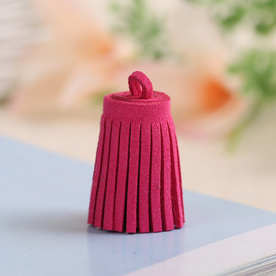 10 ΤΕΜ 3cm Mini Tassels Vintage Leather Suede Tassel Phone Tassels For DIY Craft Jewelry Findings Κρεμαστά σκουλαρίκια Αξεσουάρ