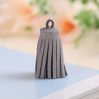 10 ΤΕΜ 3cm Mini Tassels Vintage Leather Suede Tassel Phone Tassels For DIY Craft Jewelry Findings Κρεμαστά σκουλαρίκια Αξεσουάρ