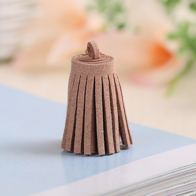 10 ΤΕΜ 3cm Mini Tassels Vintage Leather Suede Tassel Phone Tassels For DIY Craft Jewelry Findings Κρεμαστά σκουλαρίκια Αξεσουάρ